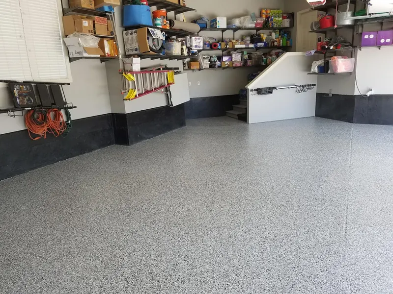 Garage floor after GatorGuard installation