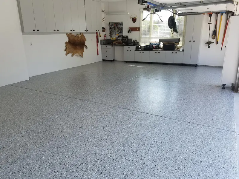 Garage floor after GatorGuard installation