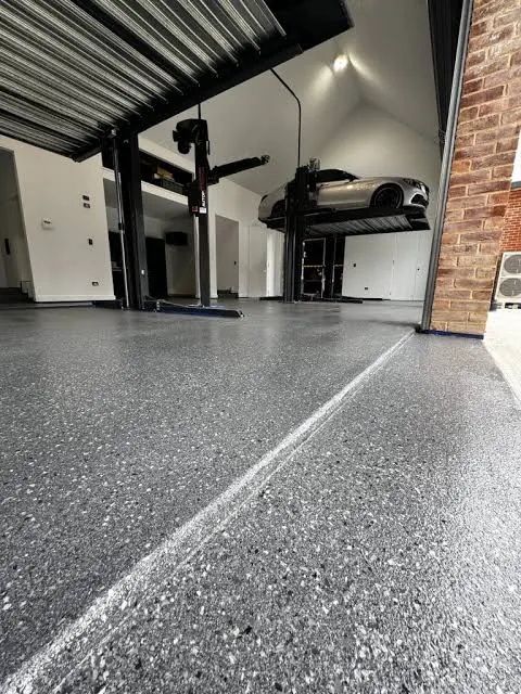 Customer garage floor