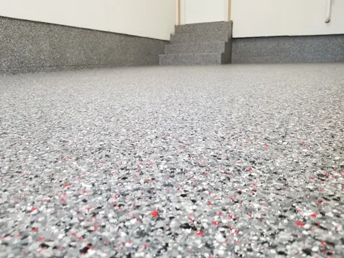 Customer garage floor