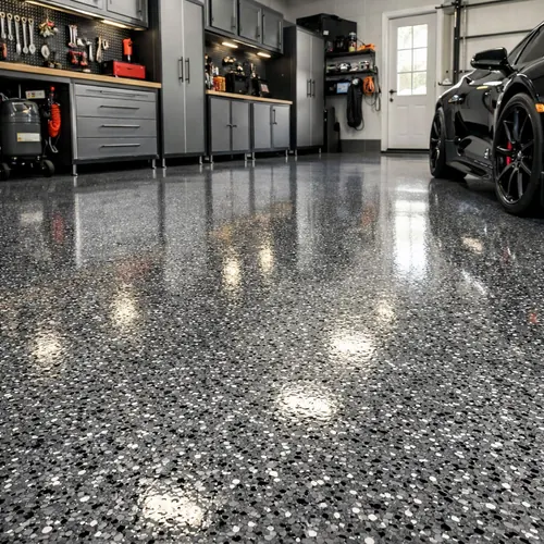 Customer garage floor