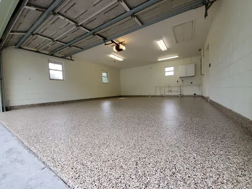 Customer garage floor
